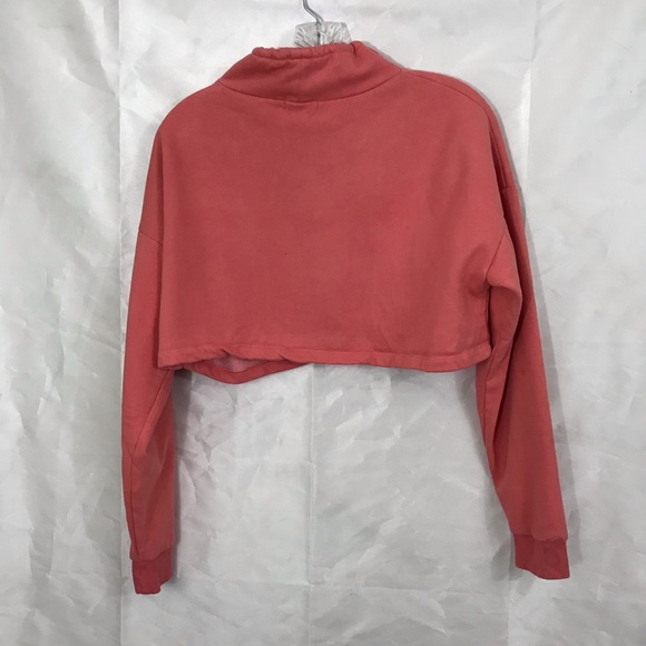 Urban Outfitters Sz Md Pink Mesh Crop Top - Picture 5 of 5